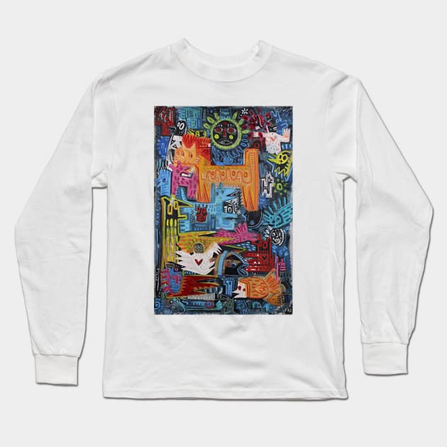 party Long Sleeve T-Shirt by Angel Rivas